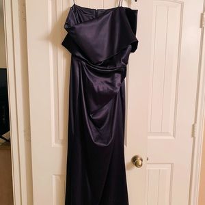 Dark blue dress